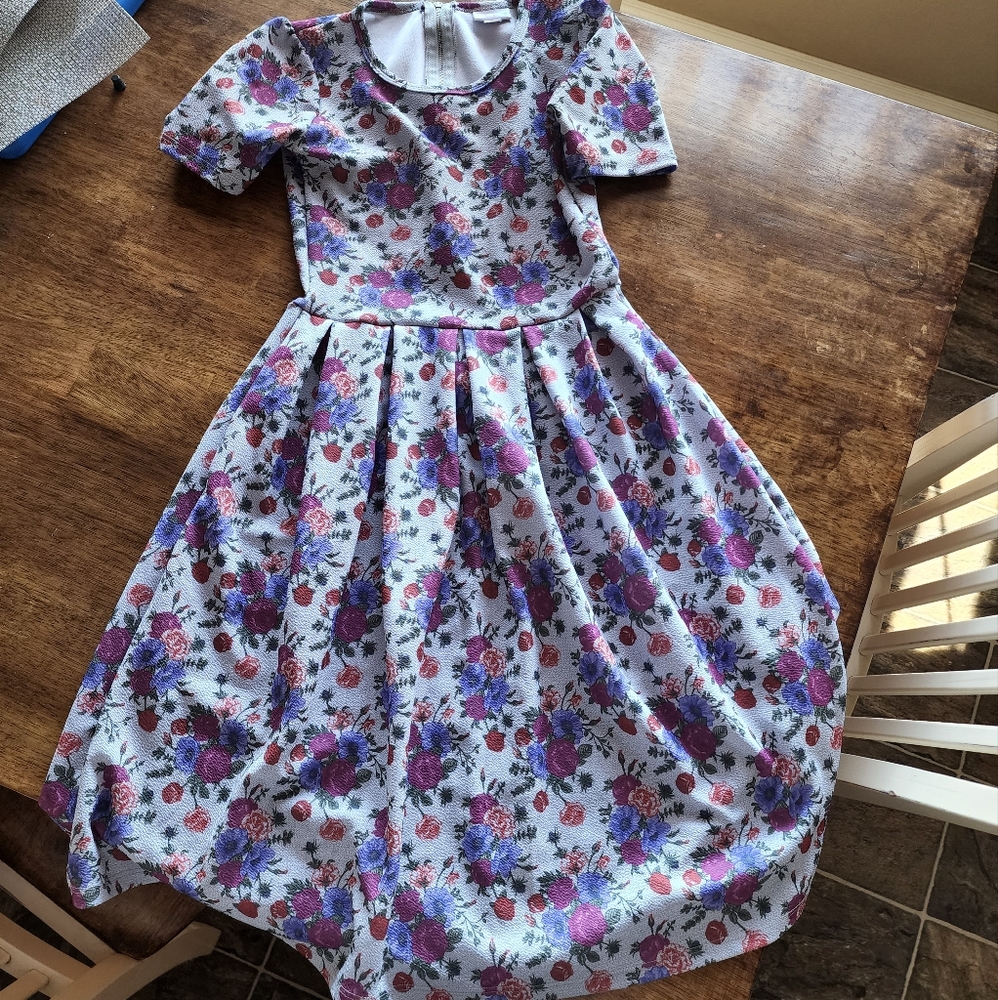 Lularoe Amelia Floral Dress